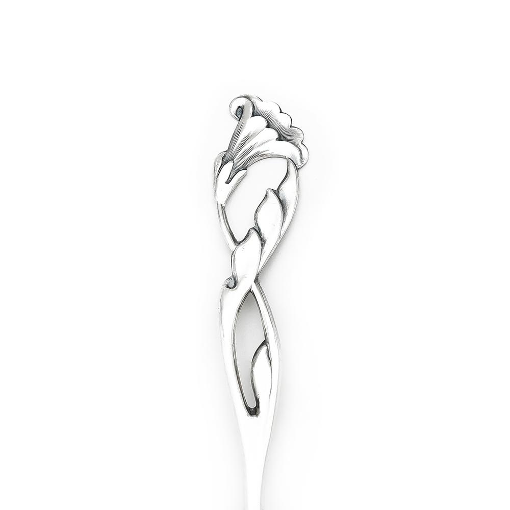 Kokohopeinen kullattu kakkulapio v.1962 #2