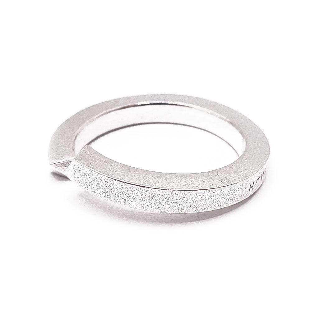 Hopeinen avosormus 18,5mm #3