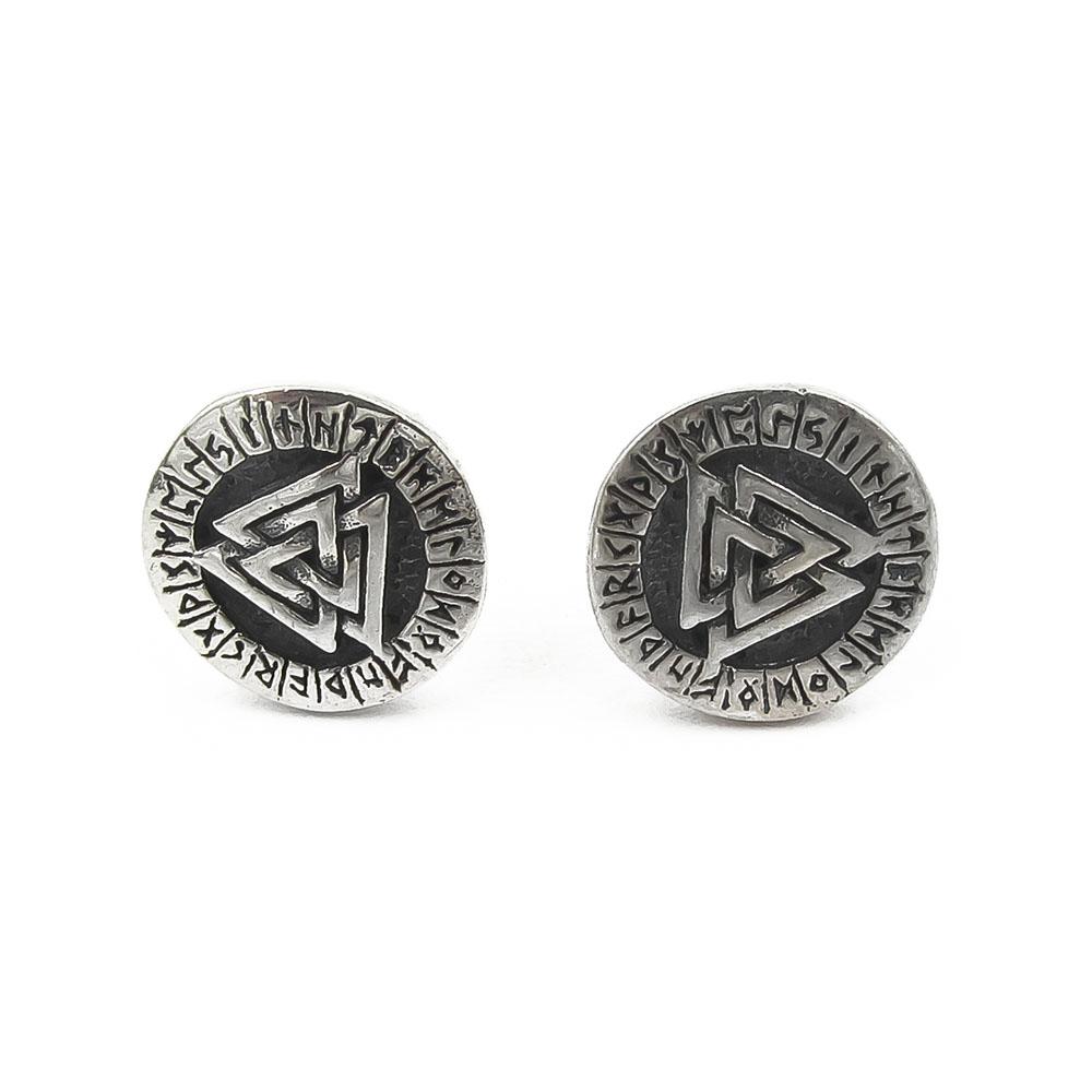 Northern Viking Jewelry Riimu Valknut korvakorut #1