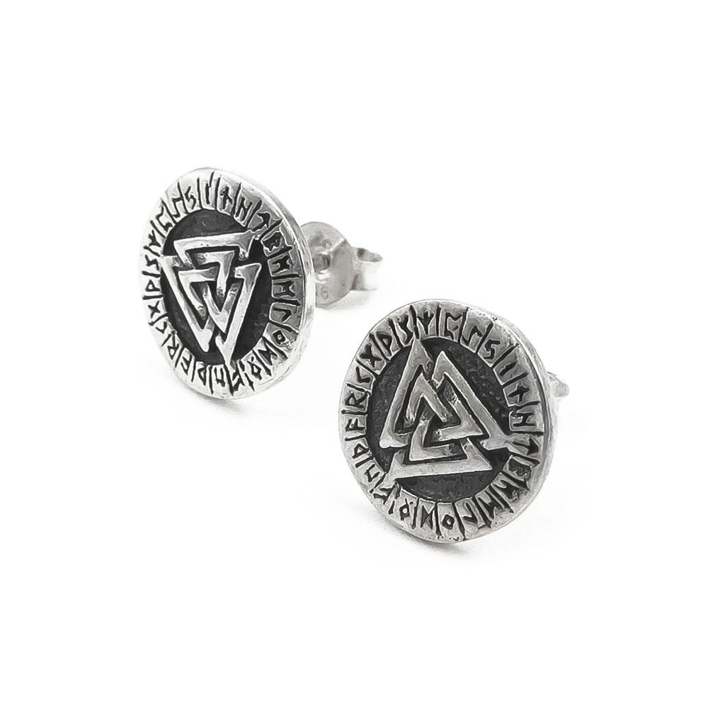 Northern Viking Jewelry Riimu Valknut korvakorut #0