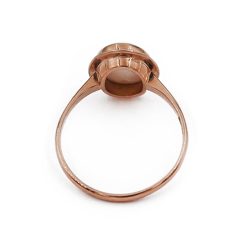 Kultainen sormus aidolla opaalilla 18 1956 RNS #2