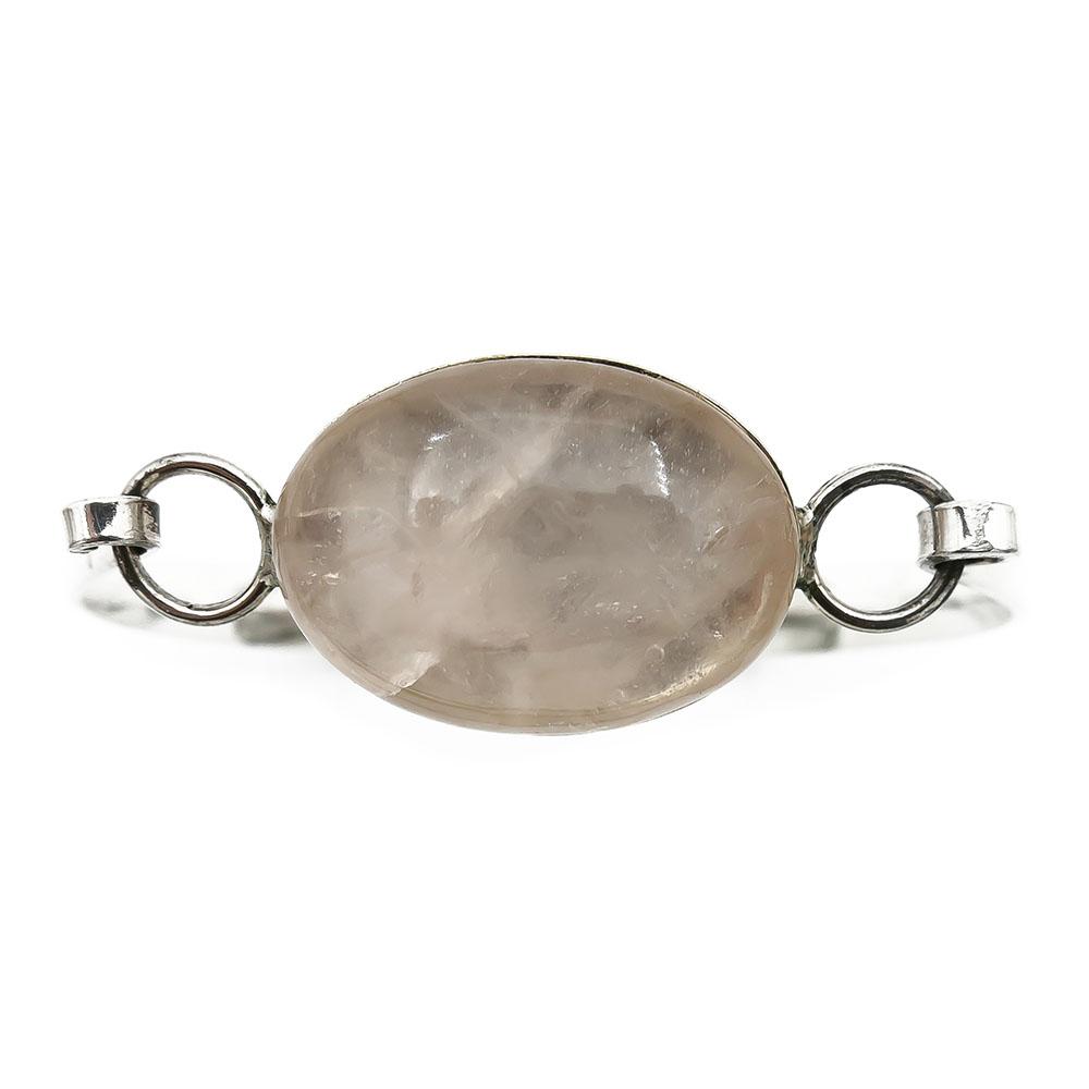 Hopeinen rannekoru halk.62mm #1