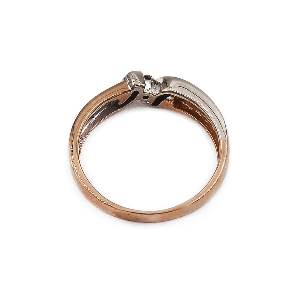 Kultainen timanttisormus 7kpl yht.0,03+0,03ct 17 SKT #2