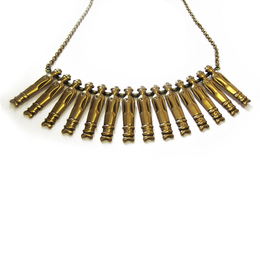 Kalevala Koru Nukkekääty kaulakoru 48cm, pronssi #1