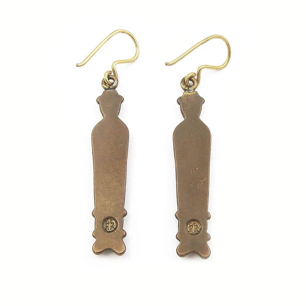 Kalevala Koru Nukkekääty korvakorut, pronssi #1