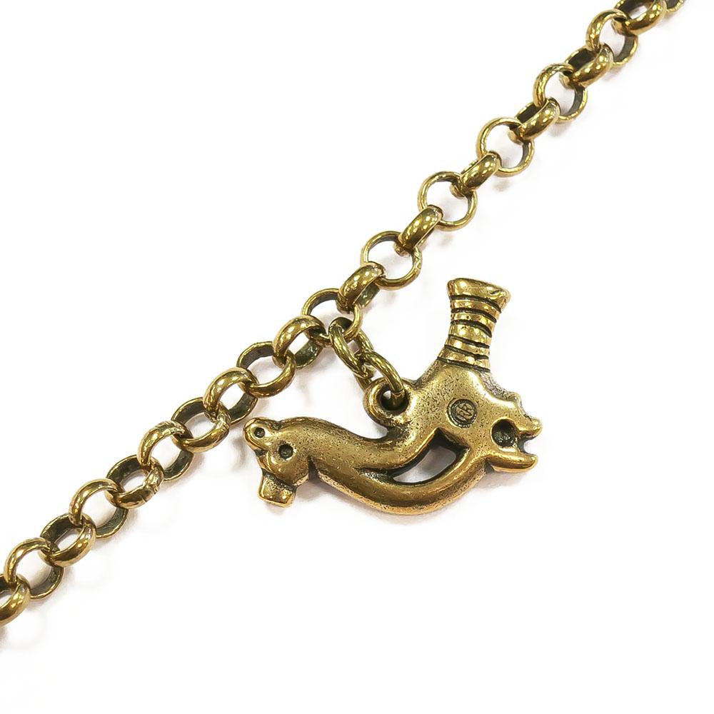 Kalevala Koru Lintunen ranneketju 19cm, pronssi #2