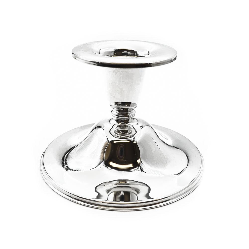 Hopeinen kynttilänjalka 60mm #1