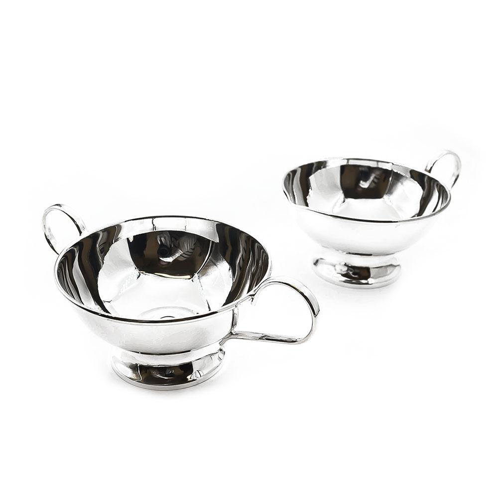 Hopeiset Kultakeskuksen sokerikko ja kermakko #2