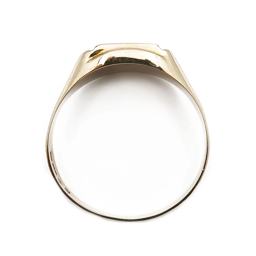 Kultainen kantasormus timantilla 18,5mm #2