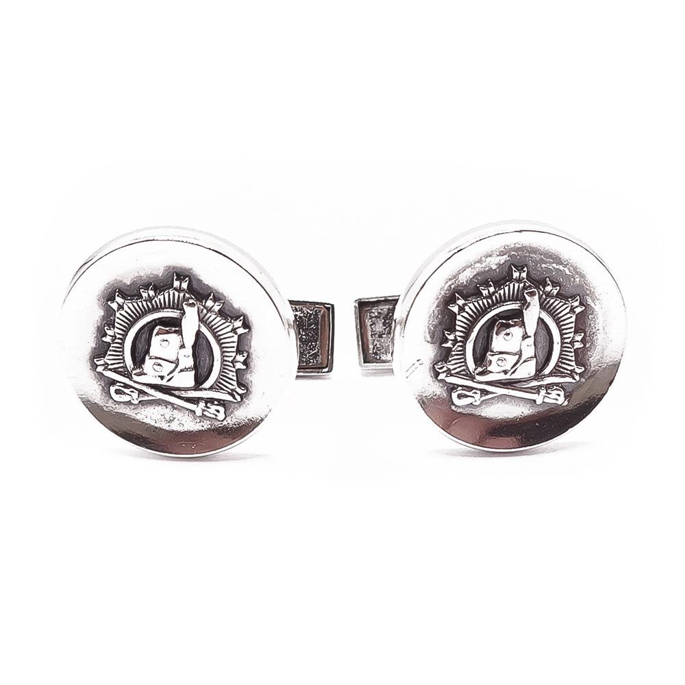 Hopeiset kalvosinnapit v.-66 #0