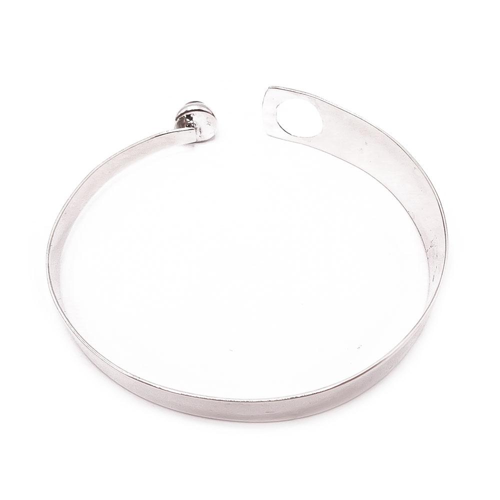 Hopeinen rannerengas tiikerinsilmä v.-64 #2