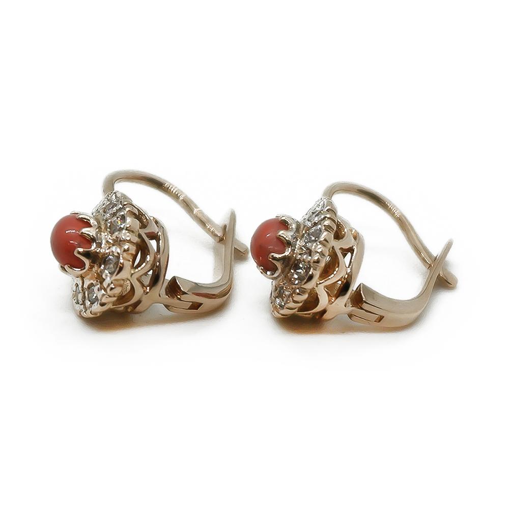 korvakorut prisurilukolla oranssit kivet #2