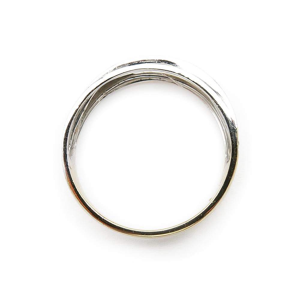 Kultainen timanttisormus 0.08ct 17,0mm #2