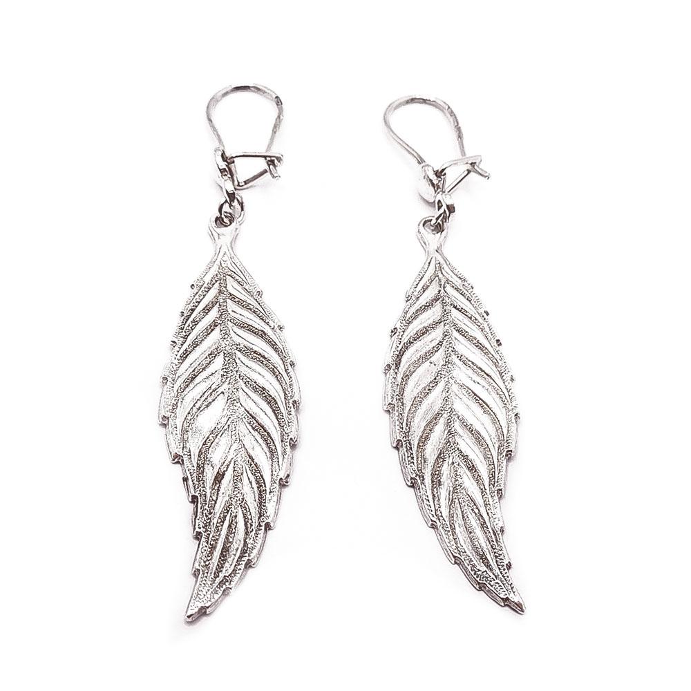 Hopeiset lehtikorvakorut #0