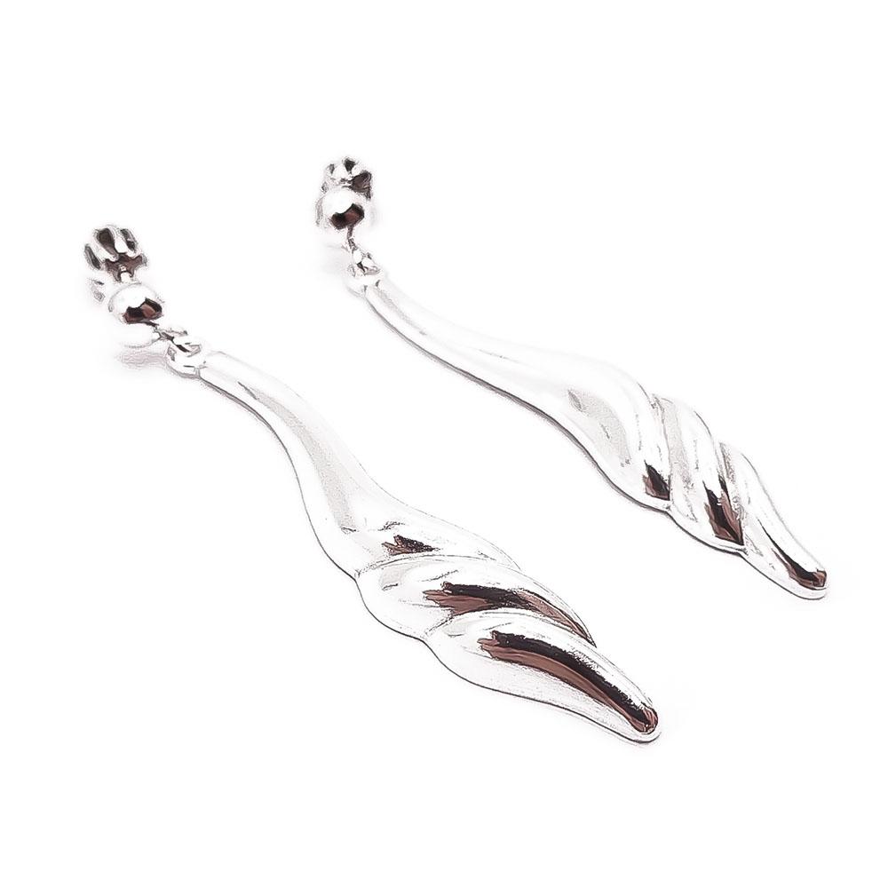 Hopeiset korvakorut #1