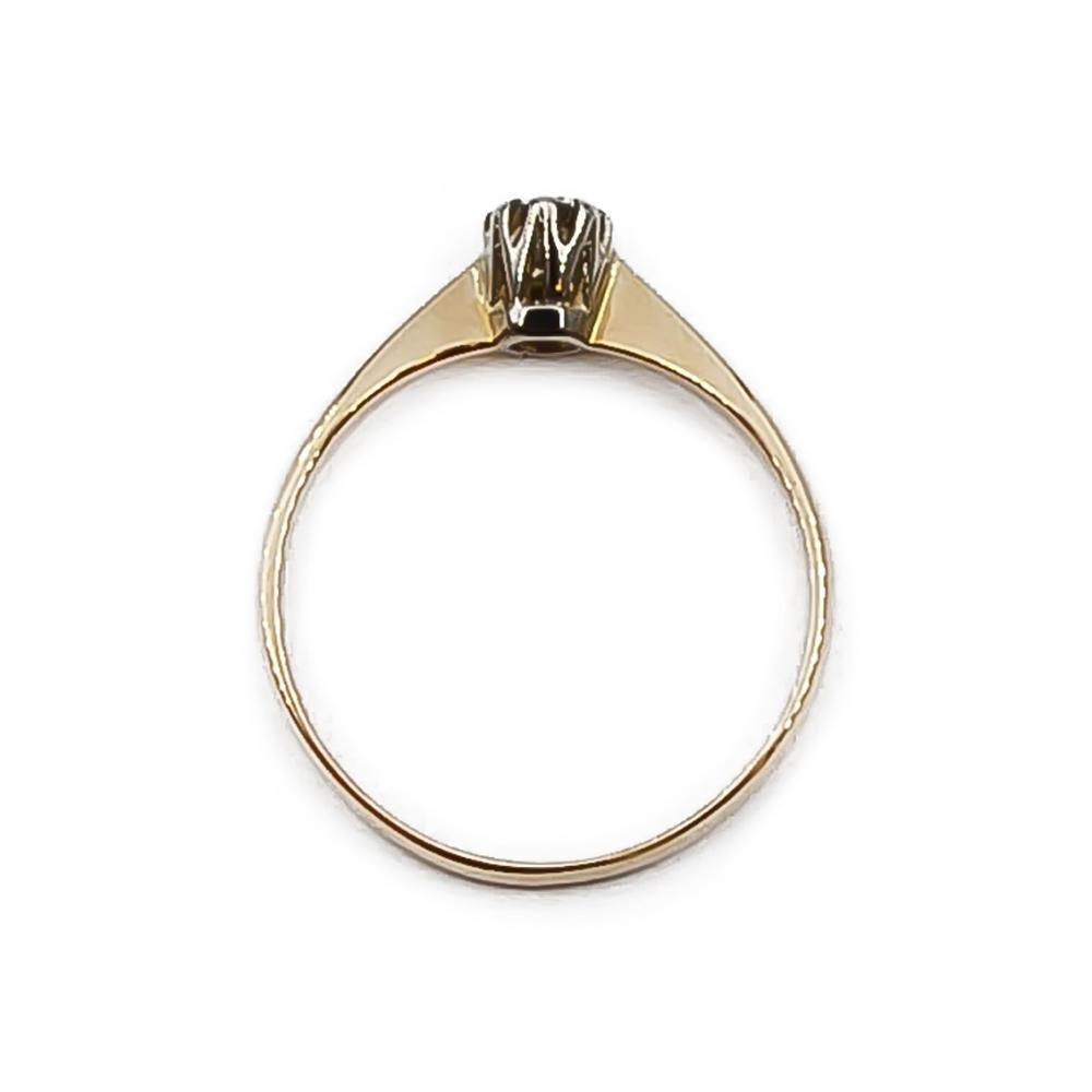 Kultainen timanttisormus 0.05ct koko 17- #2