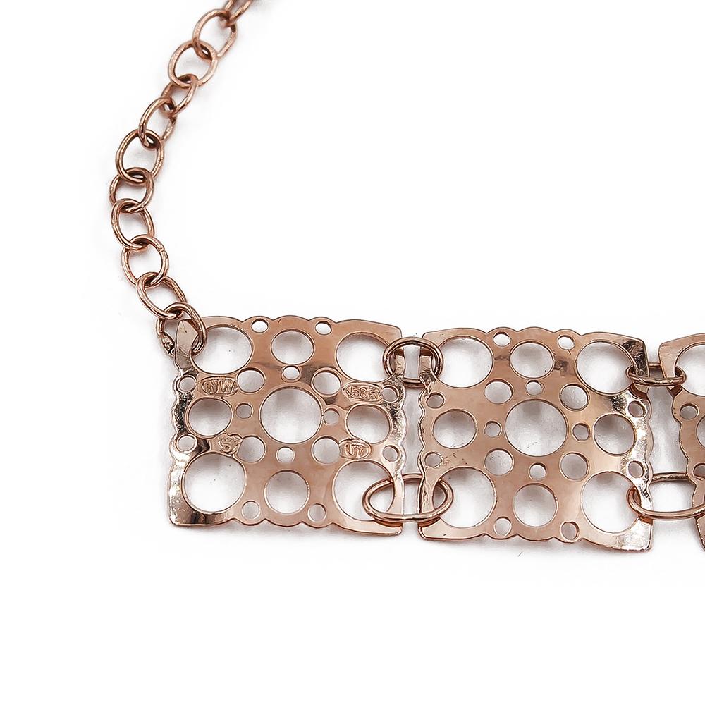 Kultainen Liisa Vitali Pitsi-kaulakääty 33-38cm 1973 Kultakeskus Oy #1