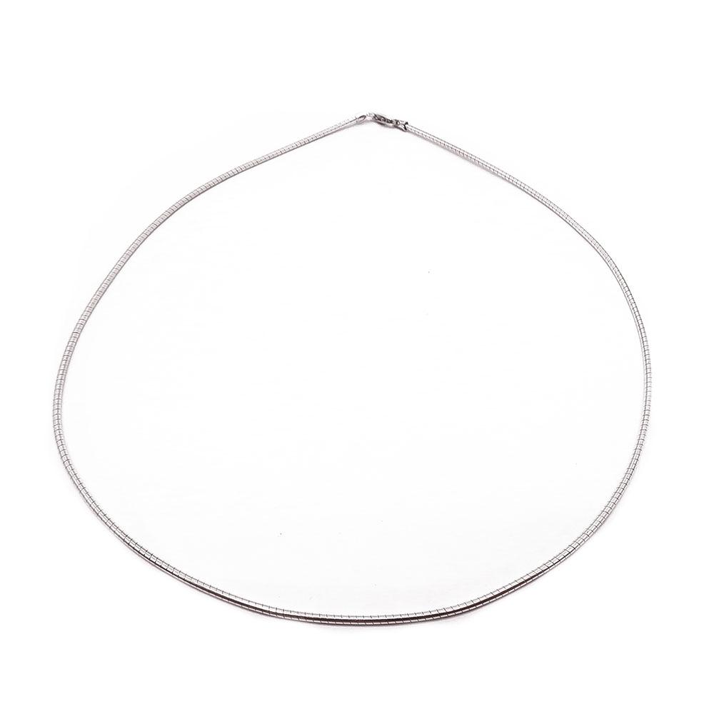 Hopeinen panta 45cm #0