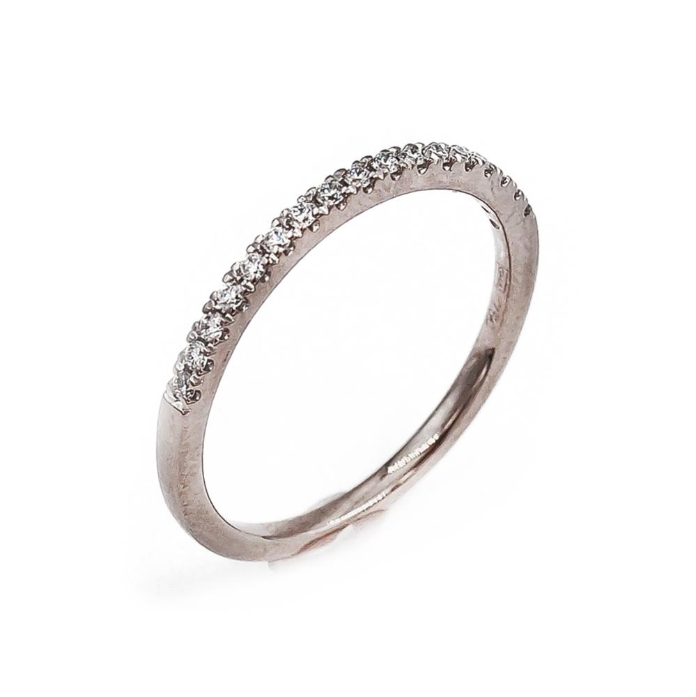 18k Fenia Capella laboratoriotimantti-sormus 17 17kpl yht. 0,12ct TW/VS valkokulta #0