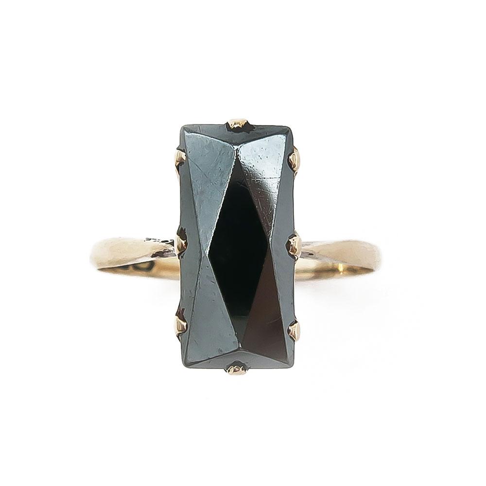 Hematiittisormus 17,25mm #1