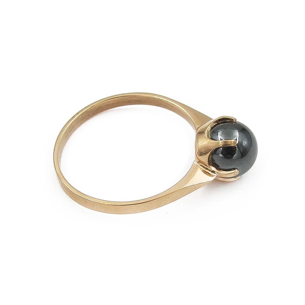 Top Gold hematiitti sormus halk.17.5mm v.1991 #5