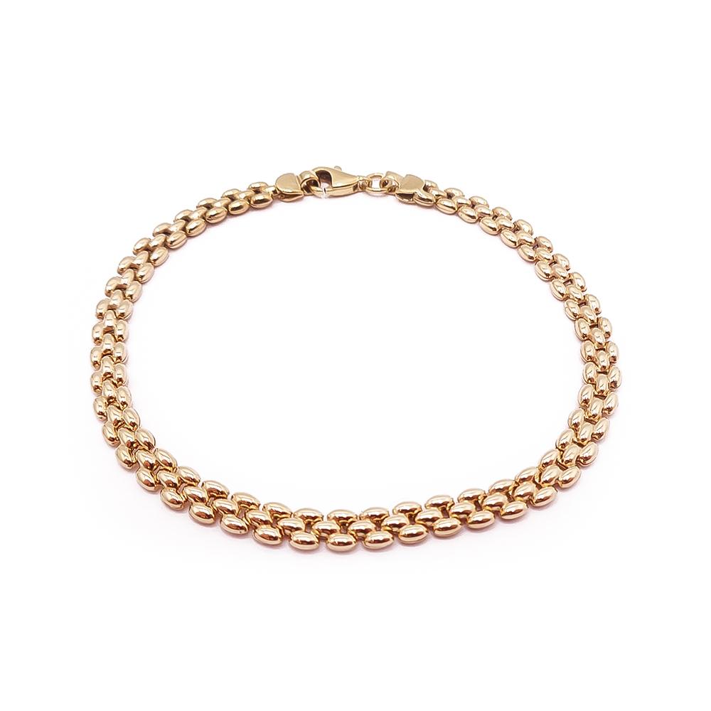 Kultainen ranneketju 18cm #0