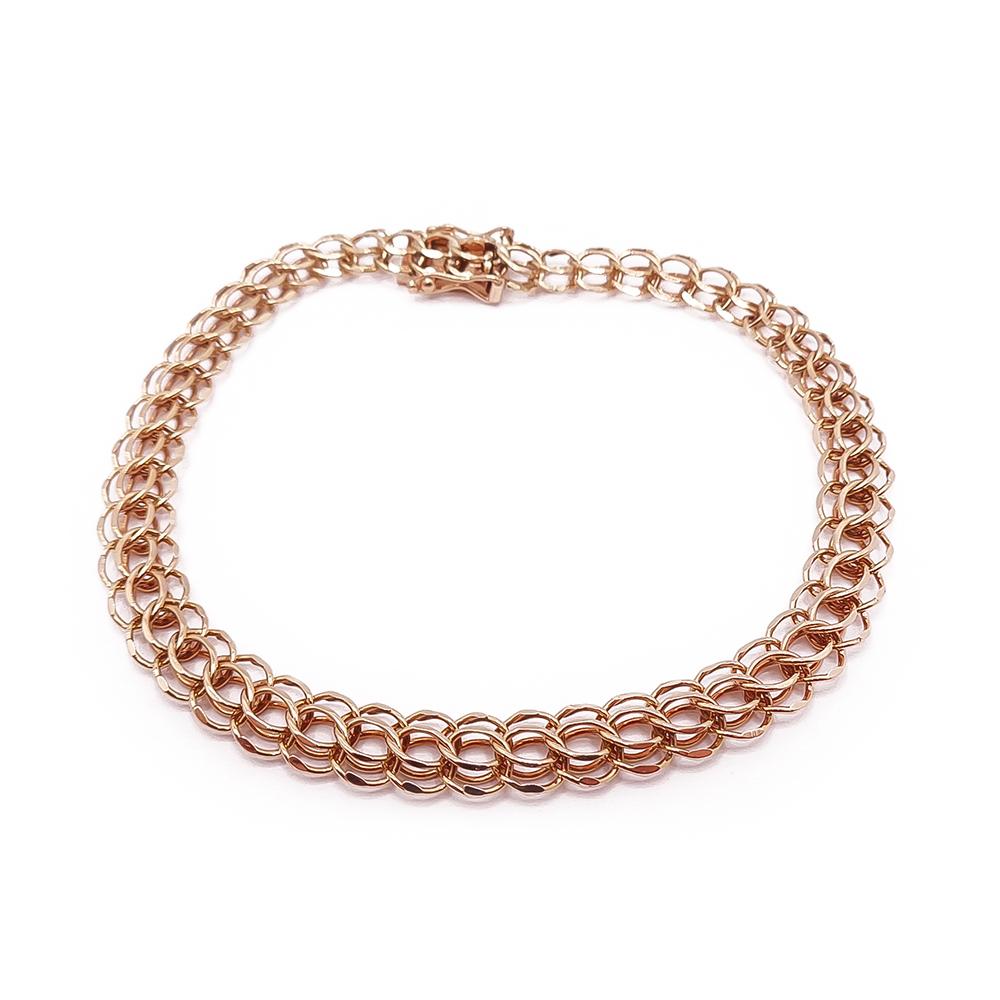 Kultainen juhlabismarck-ranne 20cm v.-75 #0