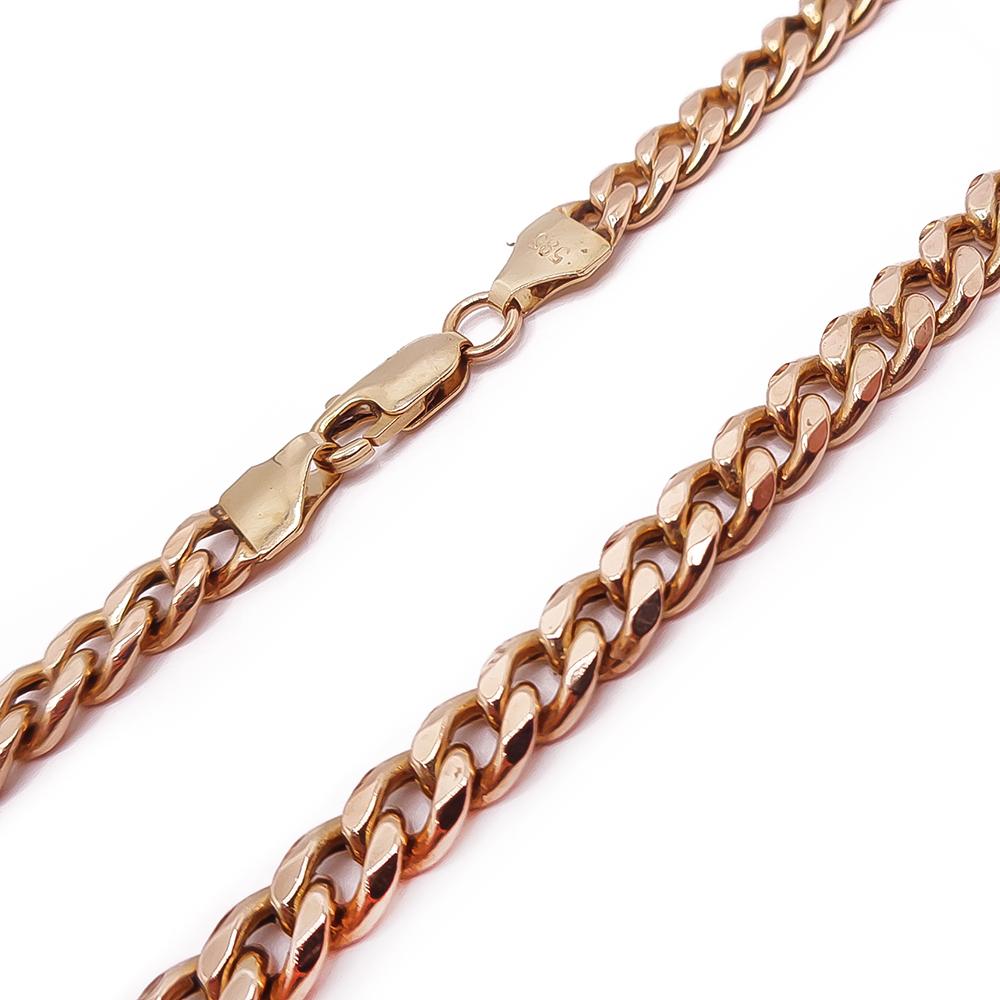 Kultainen panssariketju 46cm 5.3mm ontto #1