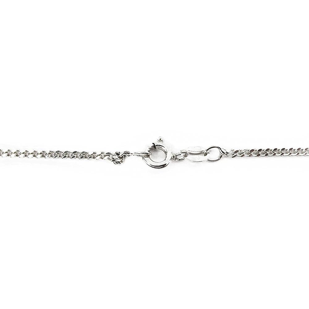 Hopeinen medaljonki 50cm #2