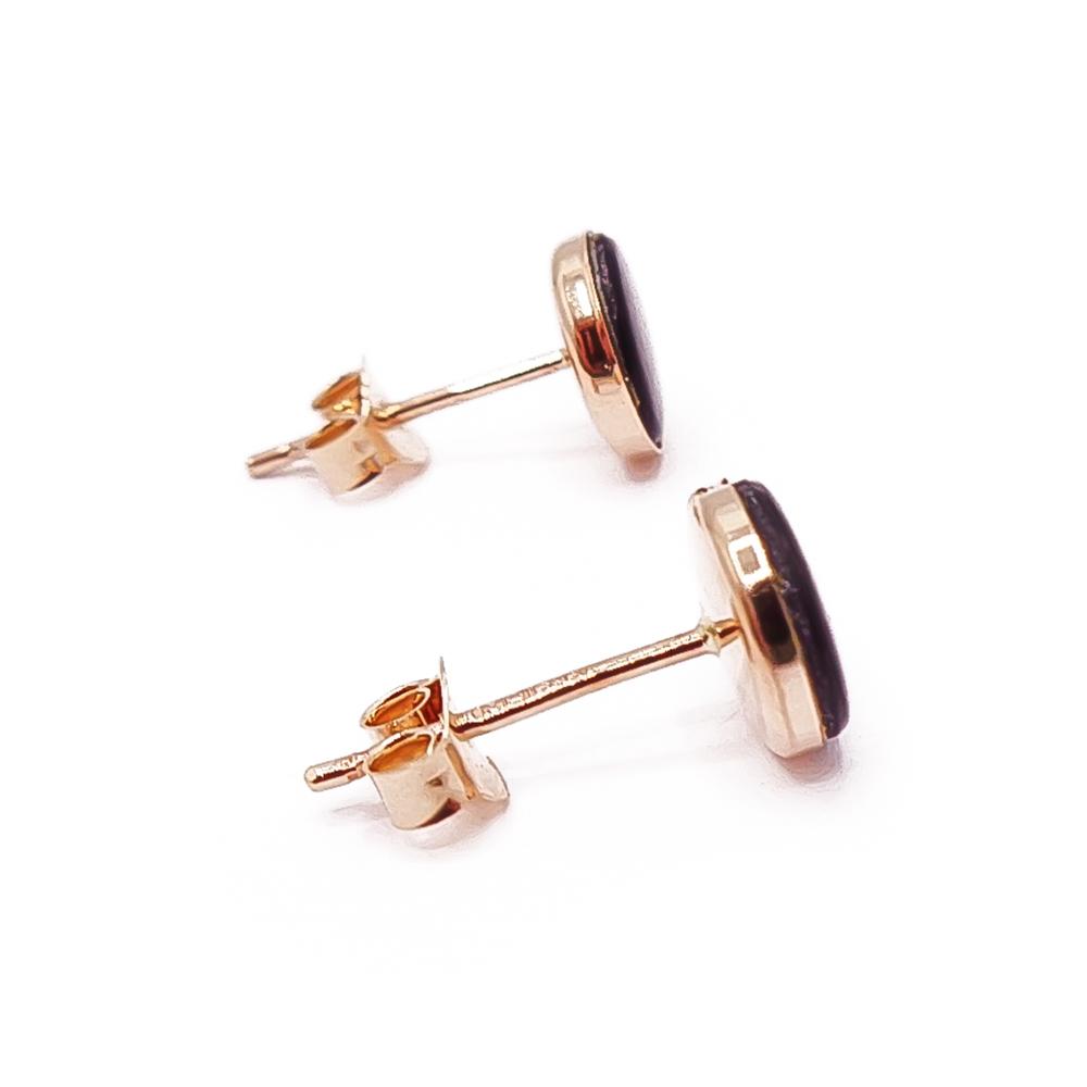 Kultaiset spectroliittikorvakorut #1