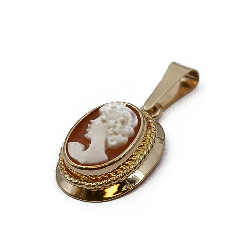 Kultainen Camee-riipus #0