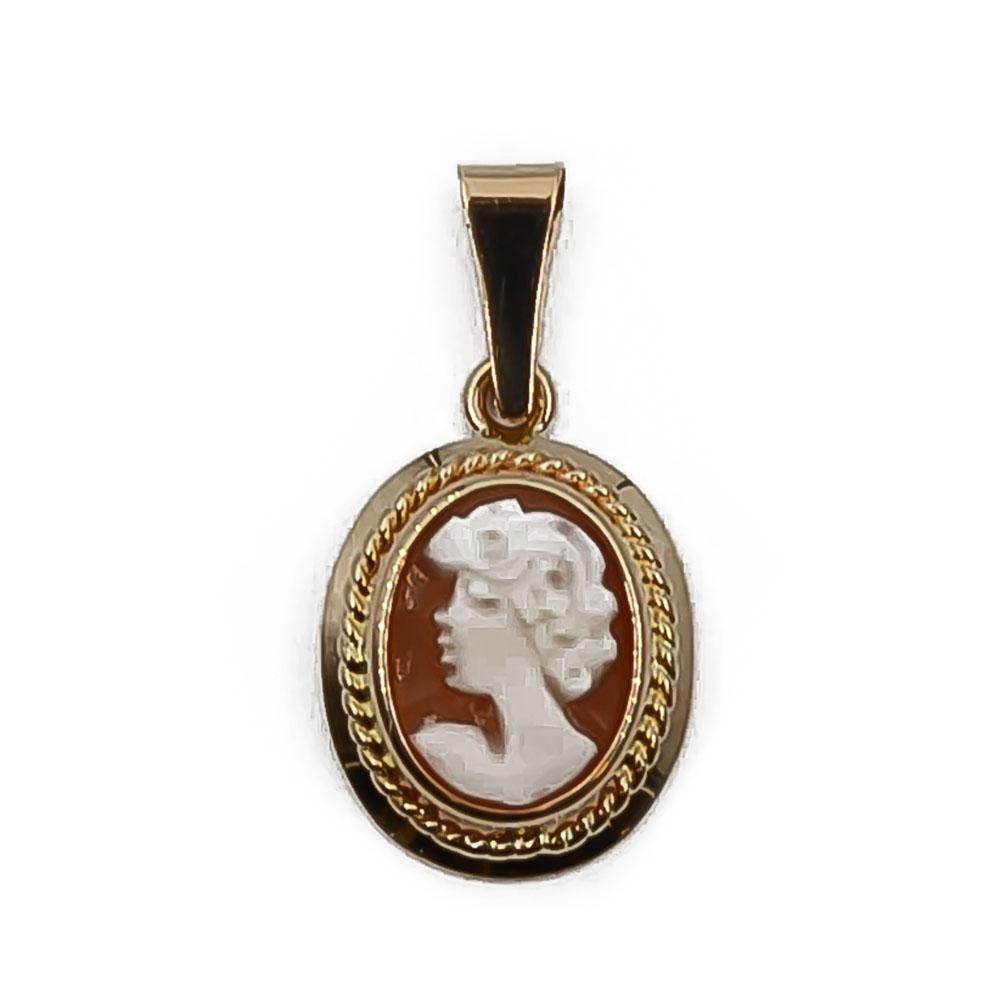 Kultainen Camee-riipus #1