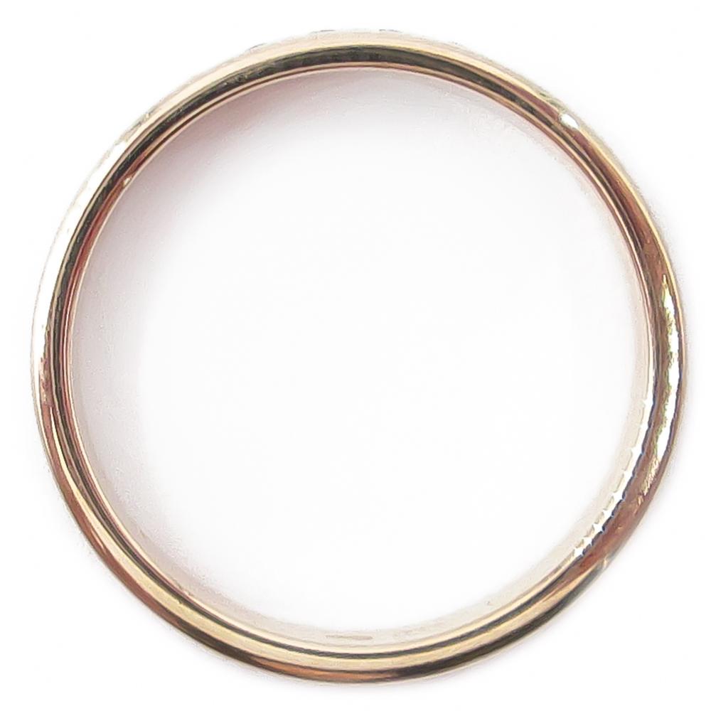 18k 3mm Kultasormus 17,75mm v.-59 #2