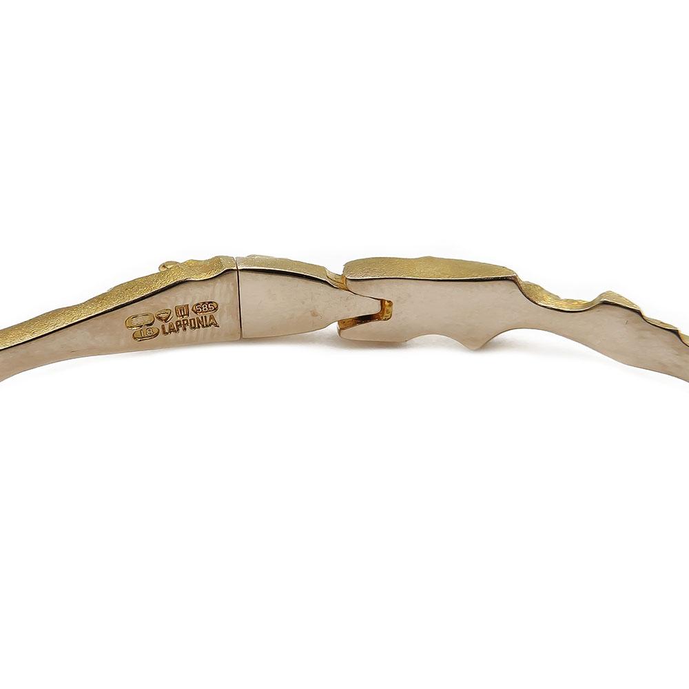 Lapponia kultainen Mukka rannekoru 18cm v.-86 #2