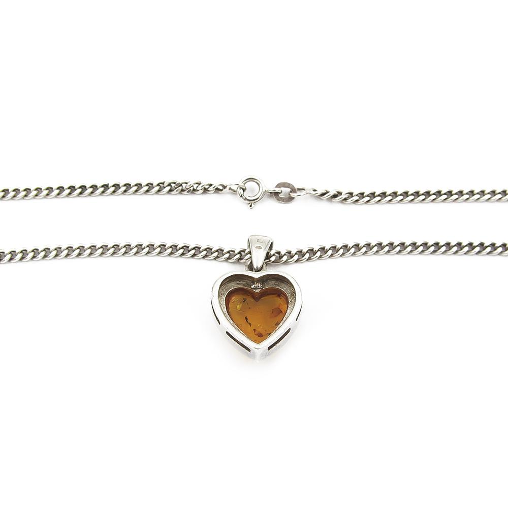 Osuuskunta Timanttiset sydänriipus ketjulla 45cm #1