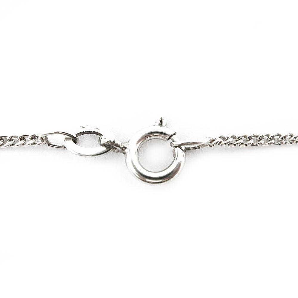 43cm hopeaketju Marttojen riipuksella #2