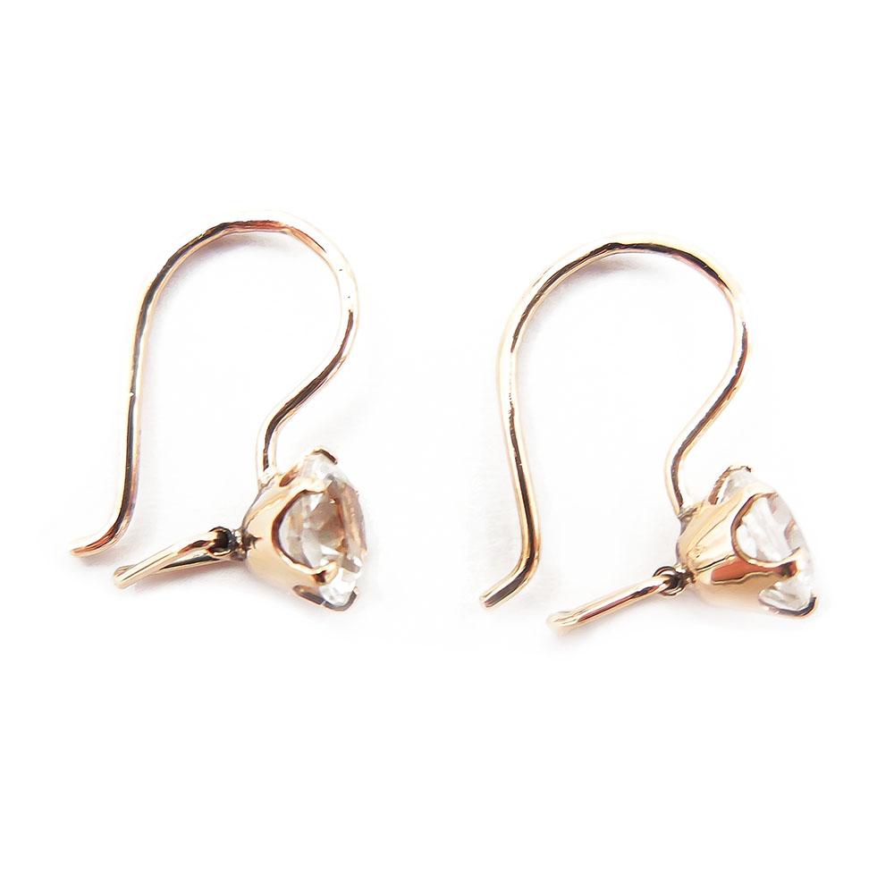 Kultaiset korvakorut,kirkkaat kivet #3