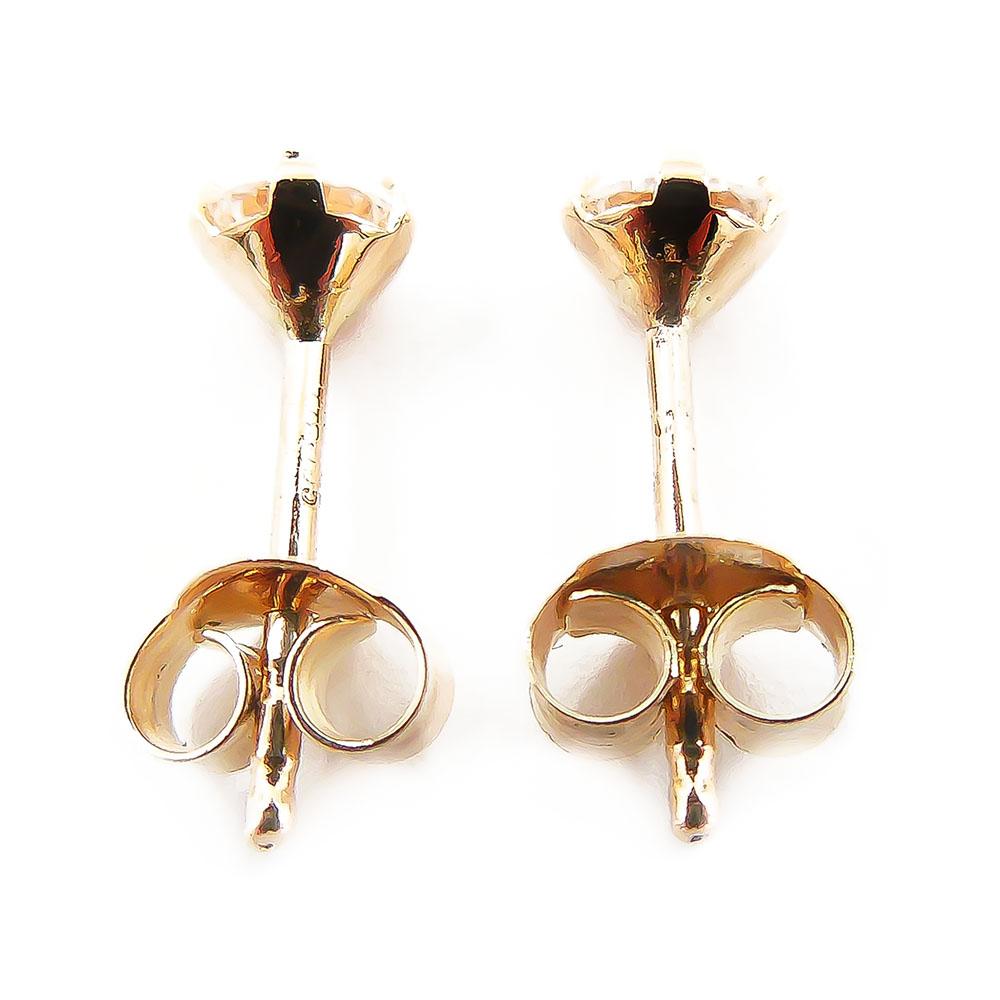 Kultaiset korvanapit,kirkkaat kivet #1