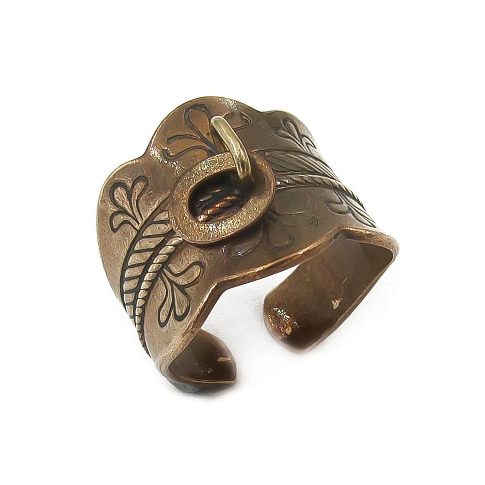 Kalevala Koru Lapin sormus-1459 halk.18- , pronssi #0