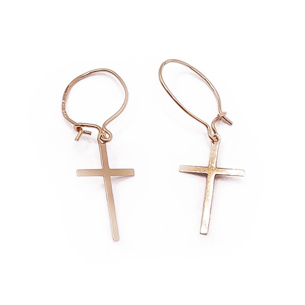 Kultaiset ristikorvakorut #0