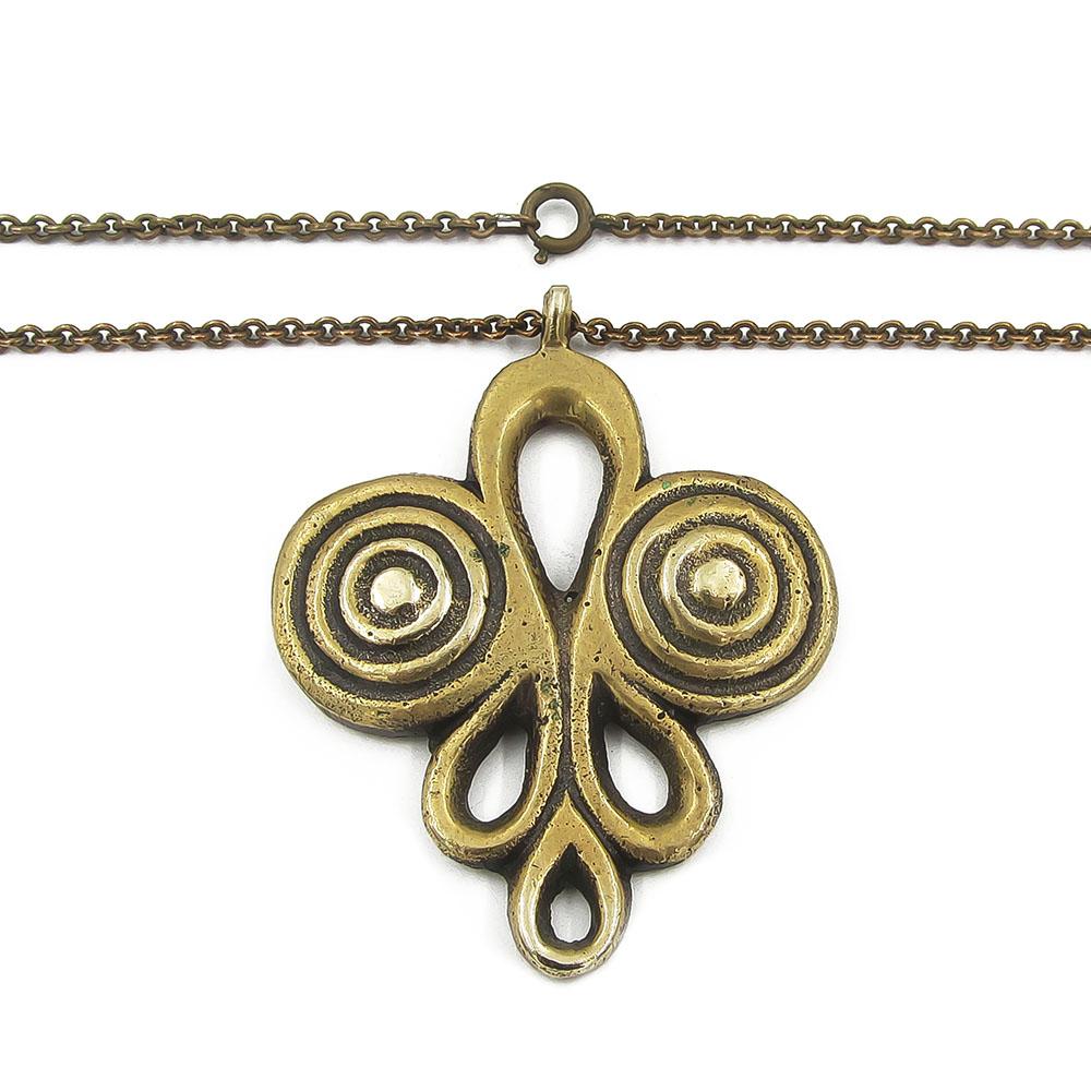 Kalevala Koru Nokian riipus 82cm, pronssi #2