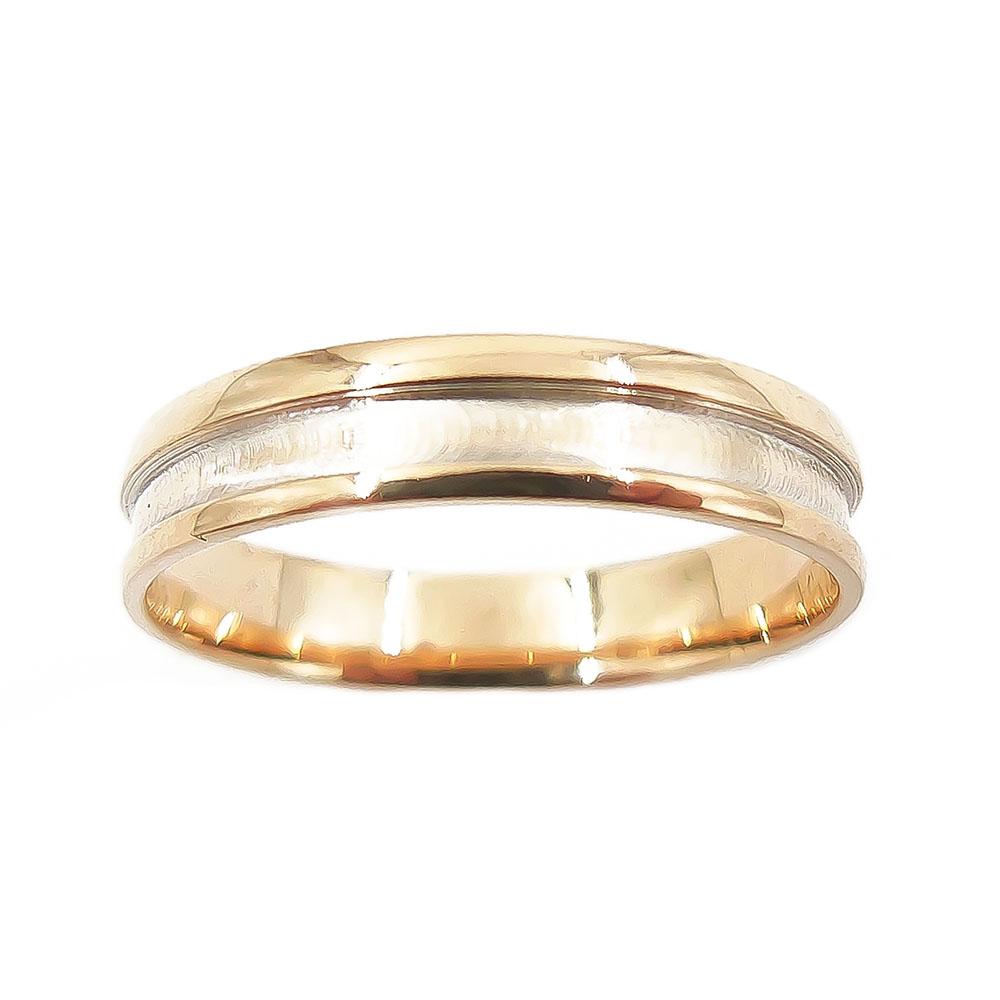 Kultainen kihlasormus, 2-väri,16,75mm #2