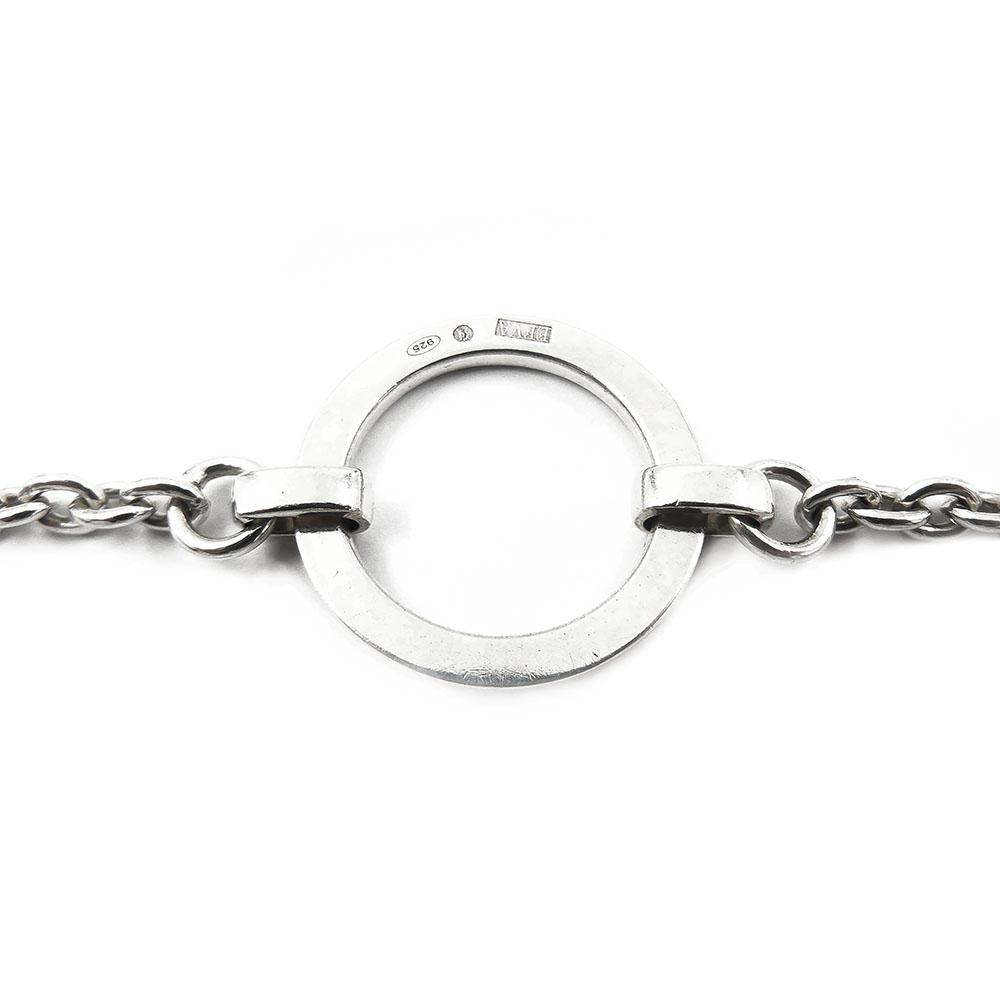 Hopeinen Efva Attling AVO Bracelet -rannekoru, 20cm #1