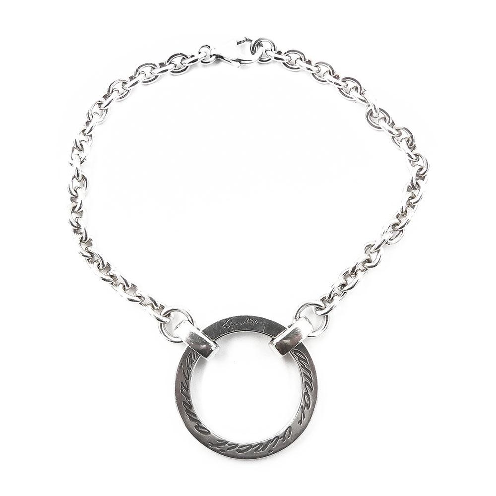 Hopeinen Efva Attling AVO Bracelet -rannekoru, 20cm #0