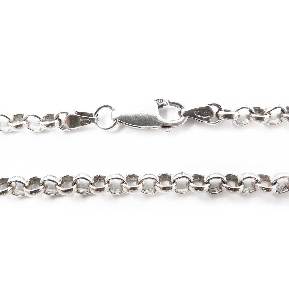 Hopeinen papuketju, 20,5cm #1