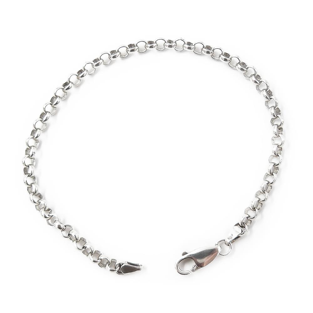 Hopeinen papuketju, 20,5cm #3