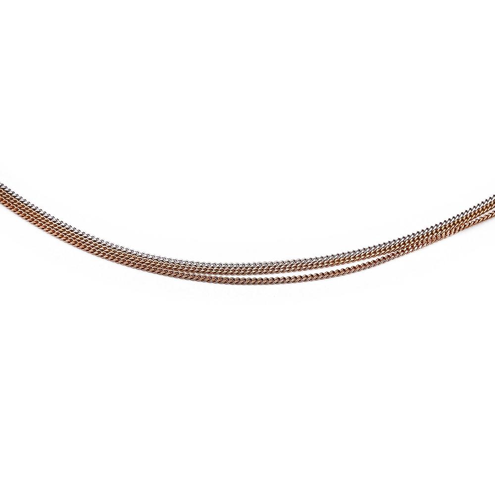 Kelta-, valko-, punakultainen panssarikaulaketjut 40cm 5mm FBM #2