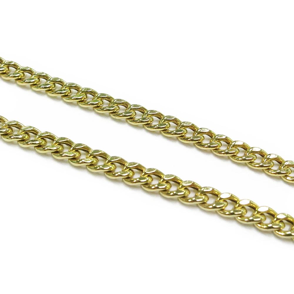 Kultainen panssariketju 45cm lev.3mm #0