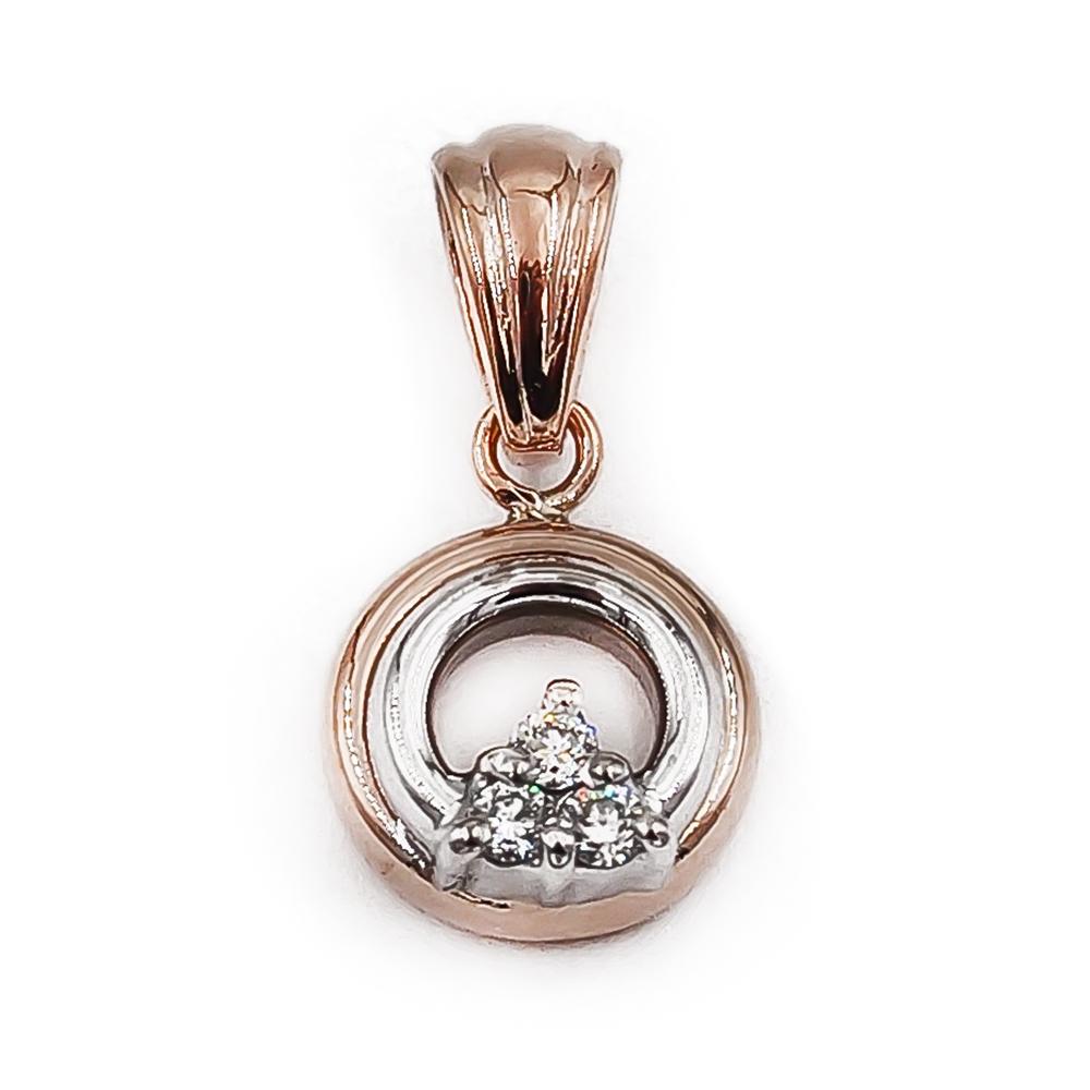 Kultainen Ailion timanttiriipus kk-vk 0,045ct Einari Ailio #0