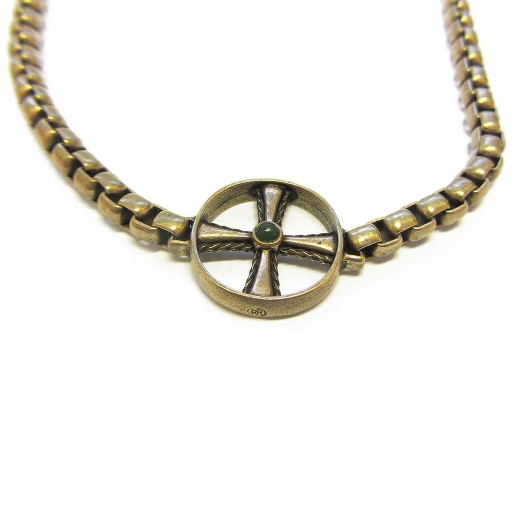 Kalevalan Väinö kehäristi pronssikaulakoru 51cm #0